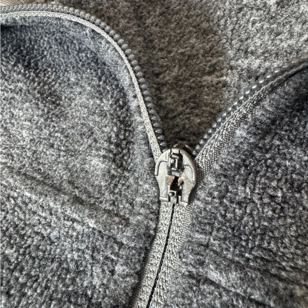 Patagonia Classic Synchilla Fleece Jacket Mens Large Full Zip Grey Gray READ